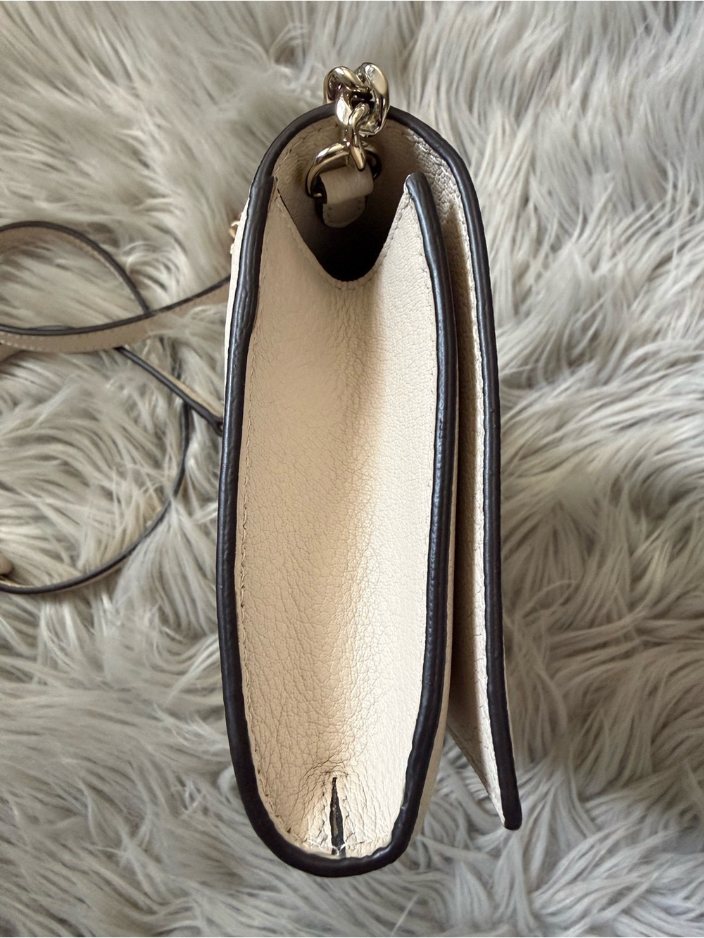 JIMMY CHOO Grainy Calfskin Sonia Wallet On Chain Bag - Picture 6 of 14